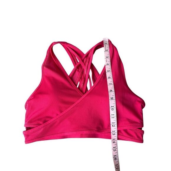 Fabletics Faye Medium Impact Sports Bra II In Lipstick Red Size L - Picture 10 of 10